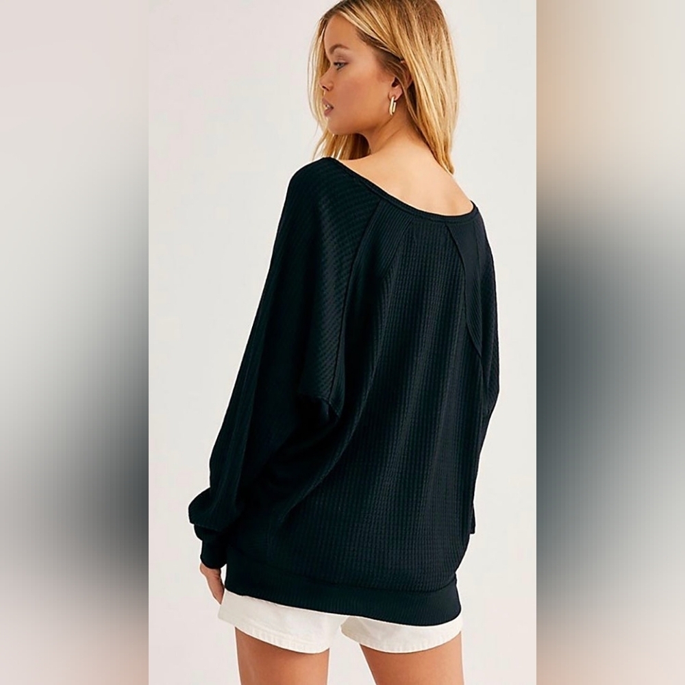 Free PeopleFree People Santa Clara Thermal Black - Picture 8 of 14